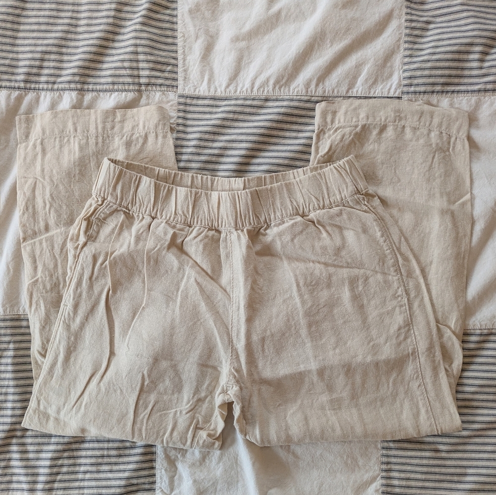 American Giant 100% Linen Ankle Length Pants